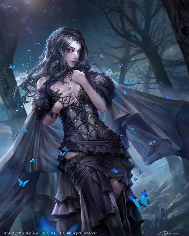 Nyx Artwork from Mobius Final Fantasy