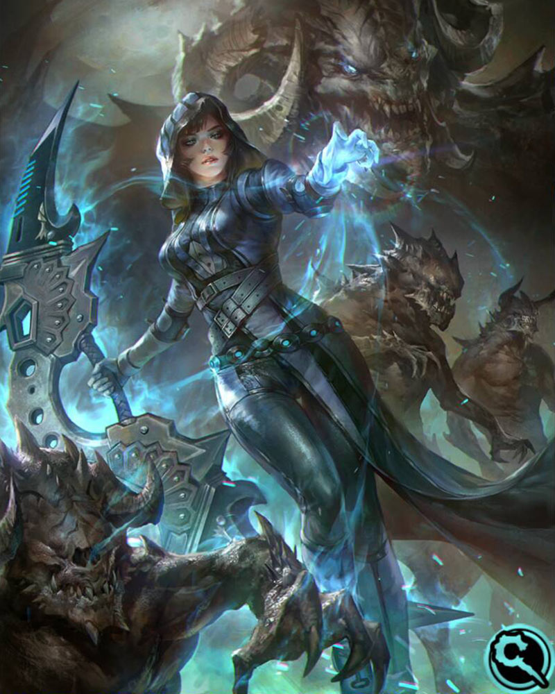 Origin Witch Artwork from Mobius Final Fantasy