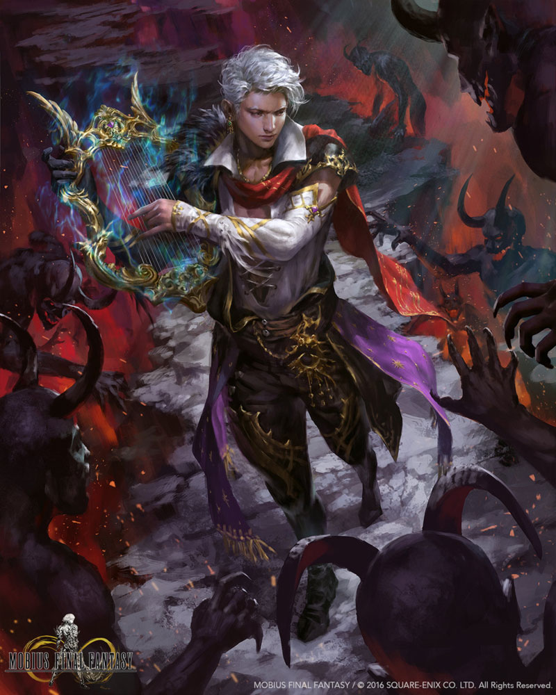 Orpheus Artwork from Mobius Final Fantasy