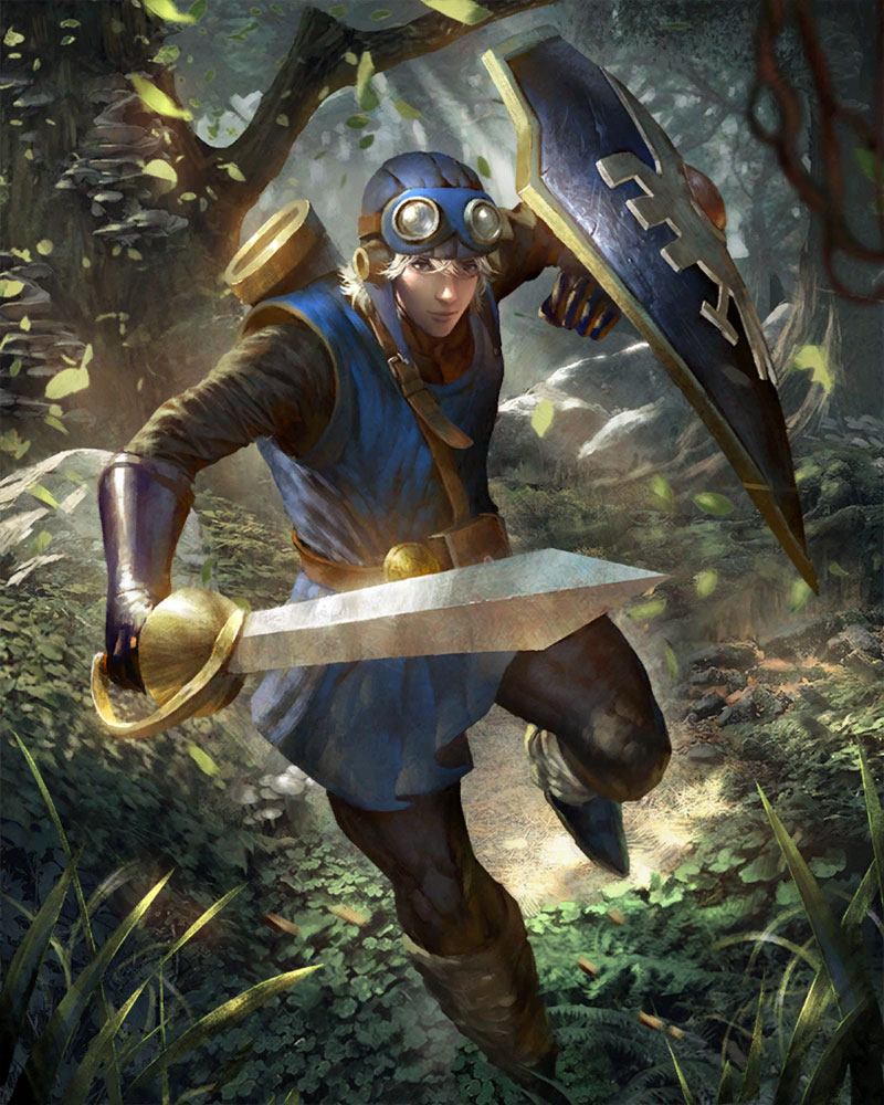 Prince of Lorasia Artwork from Mobius Final Fantasy