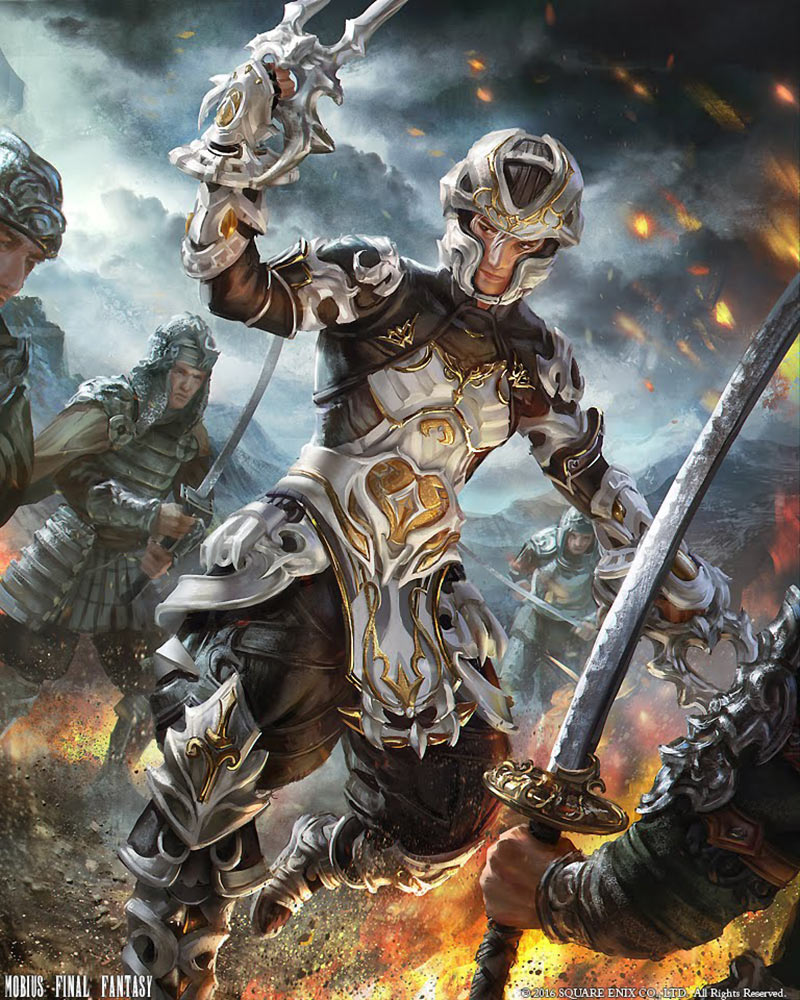 Pugilist Artwork from Mobius Final Fantasy