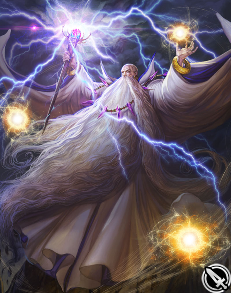 FFVII Ramuh Artwork from Mobius Final Fantasy