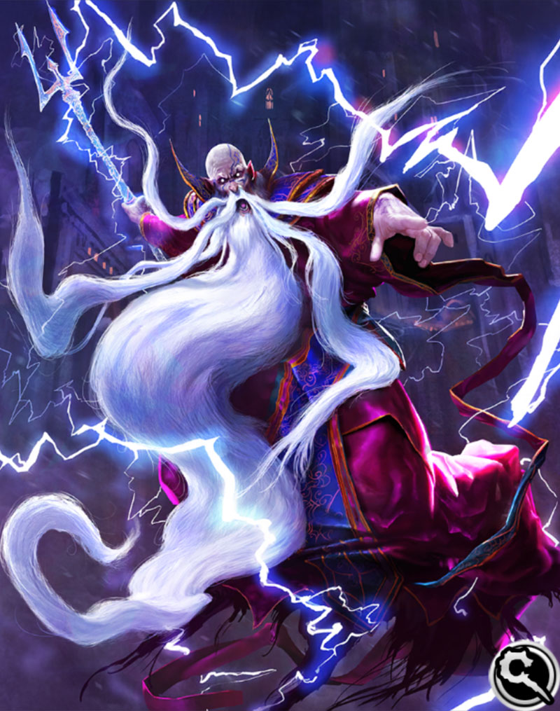 Ramuh Artwork from Mobius Final Fantasy