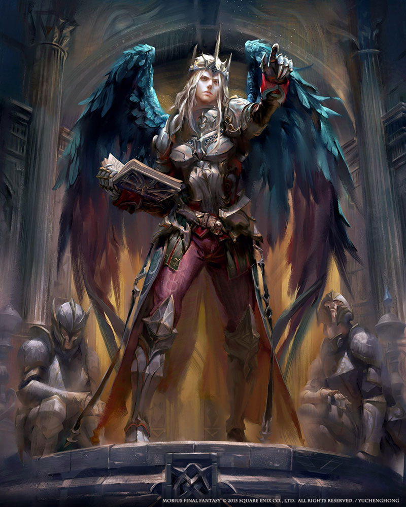 Solomon Artwork from Mobius Final Fantasy