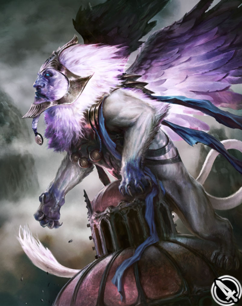 Sphinx Artwork from Mobius Final Fantasy