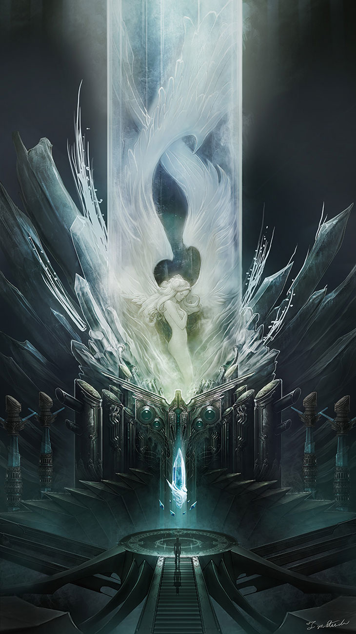 The Crystal Artwork from Mobius Final Fantasy