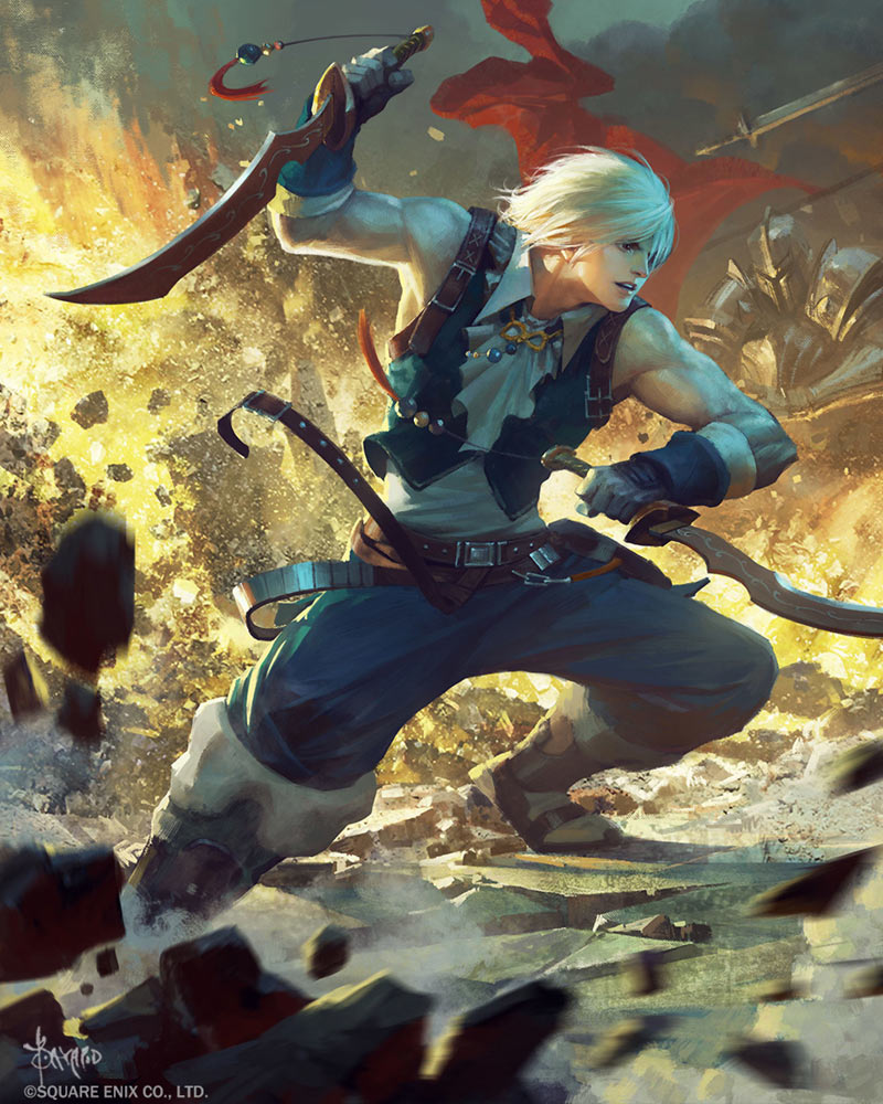 Thief of Tantalus (Zidane) Artwork from Mobius Final Fantasy