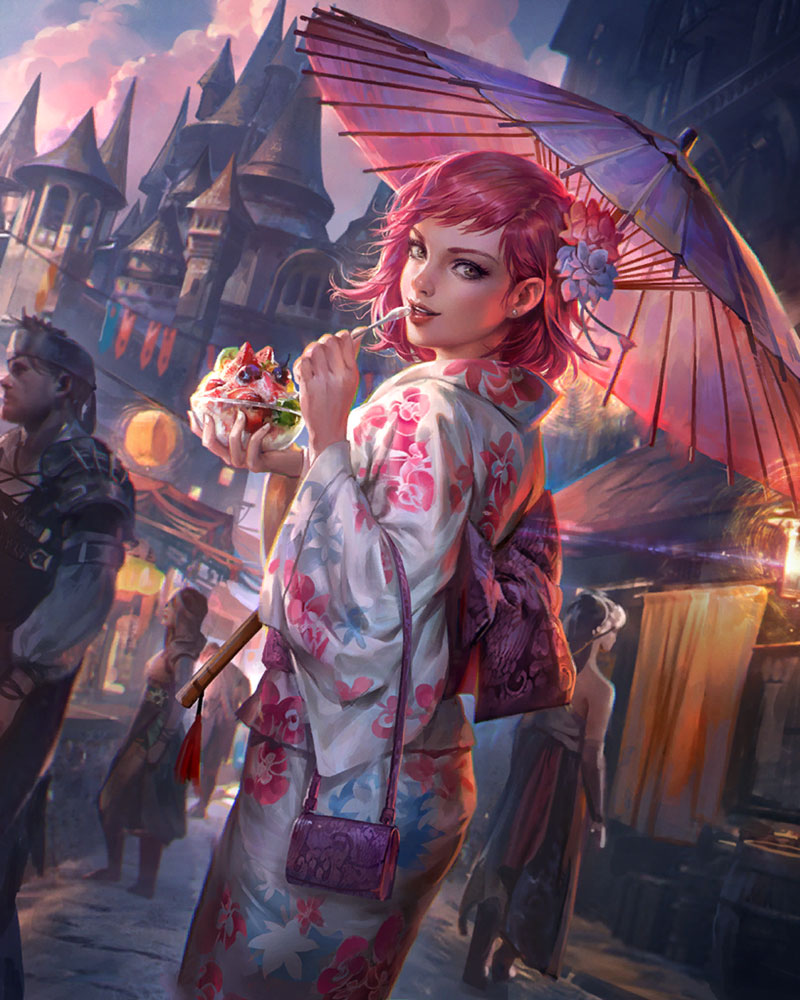 Twilight Tryst Artwork from Mobius Final Fantasy