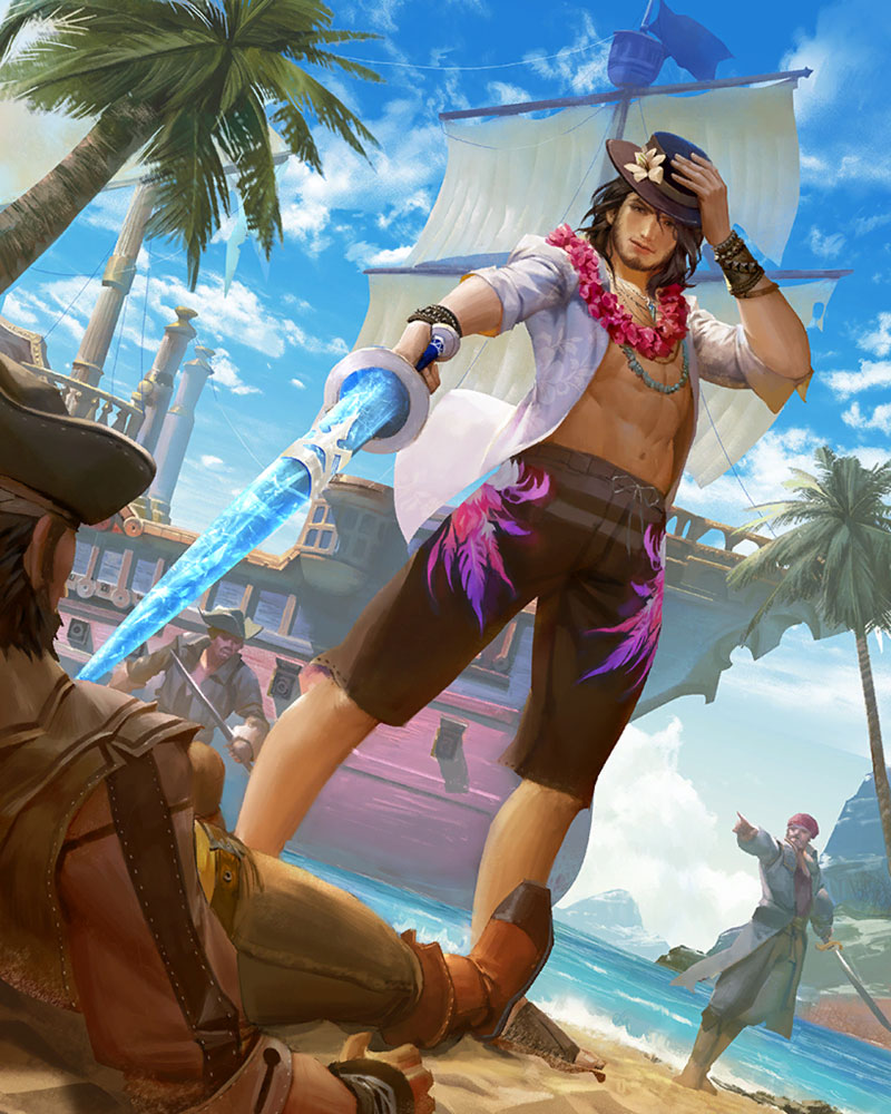 Vagabond Artwork from Mobius Final Fantasy