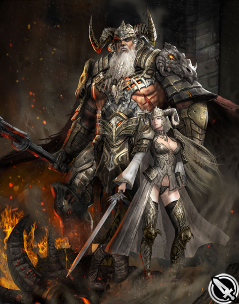 Ysbaddaden Artwork from Mobius Final Fantasy