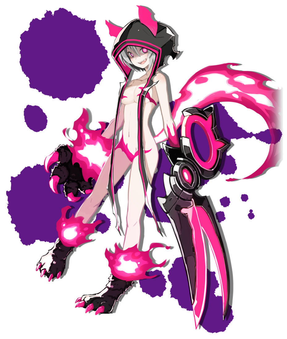 Red Riding Hood, Blood Skelter Mode Character Art from Mary Skelter: Nightmares
