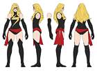 Captain Marvel Warbird Costume Artwork