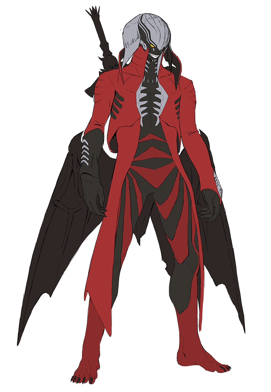 Dante Devil Trigger Concept Art from Marvel vs. Capcom: Infinite