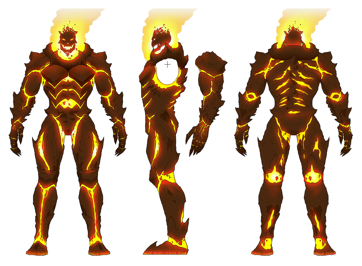 Dormammu Molten Costume Artwork from Marvel vs. Capcom: Infinite