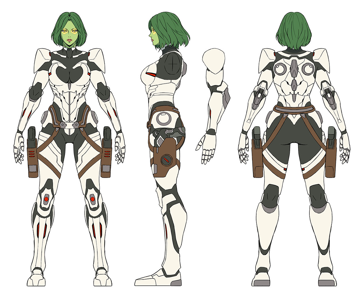 Gamora Concept Artwork from Marvel vs. Capcom: Infinite