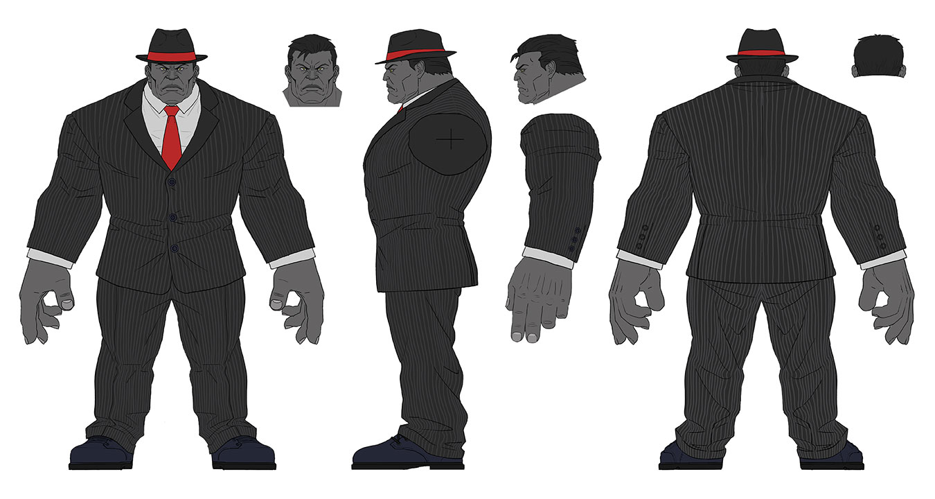 Hulk Joe Fixit Costume Artwork from Marvel vs. Capcom: Infinite