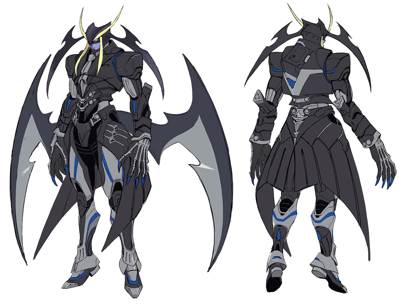 Jedah Makai Messiah Costume Art from Marvel vs. Capcom: Infinite