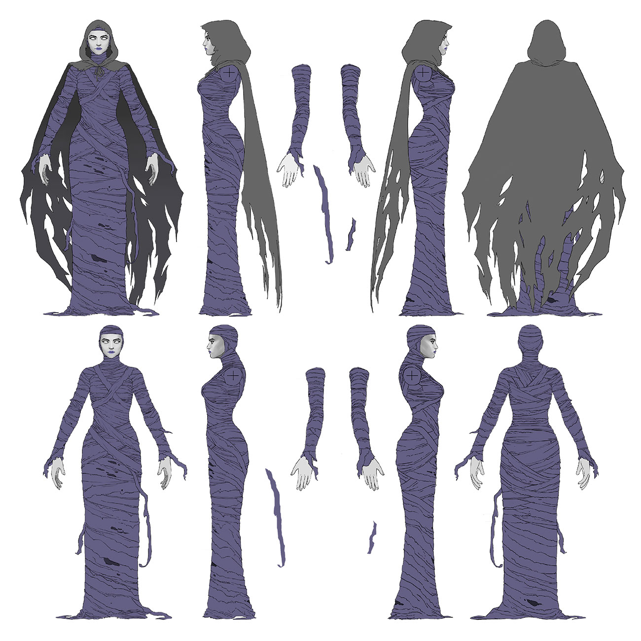 Lady Death Concept Artwork from Marvel vs. Capcom: Infinite