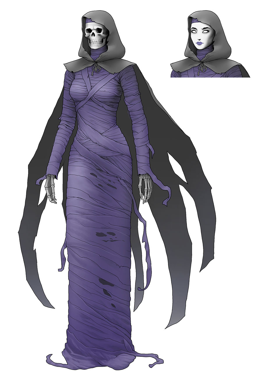 Lady Death Concept Art from Marvel vs. Capcom: Infinite