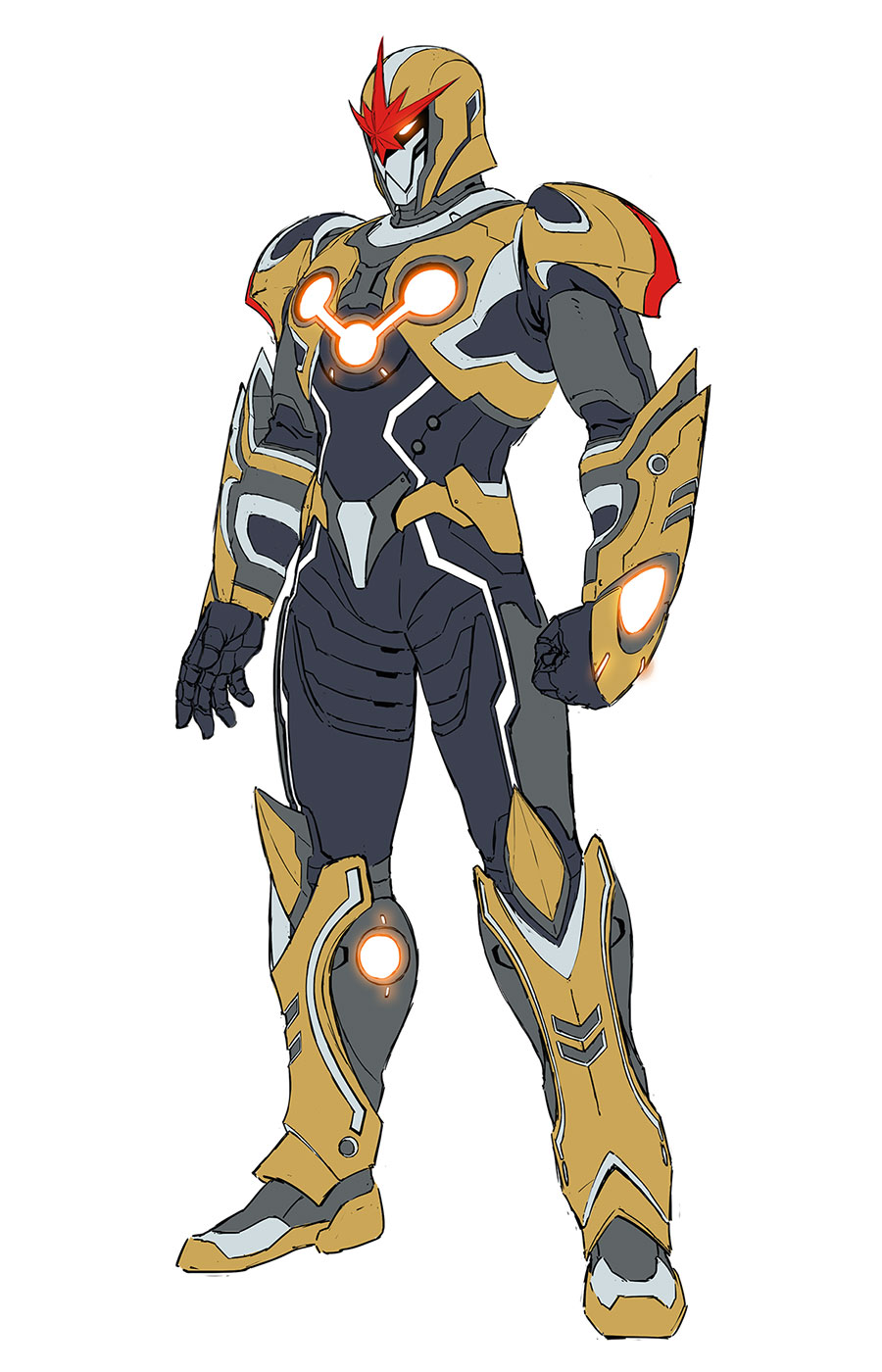 Nova Prime Concept Art from Marvel vs. Capcom: Infinite