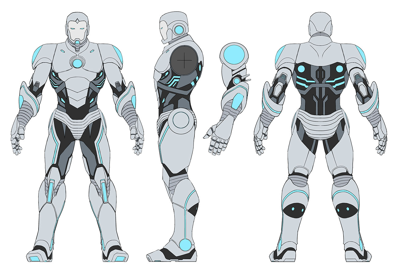 Superior Iron Man Costume Artwork from Marvel vs. Capcom: Infinite