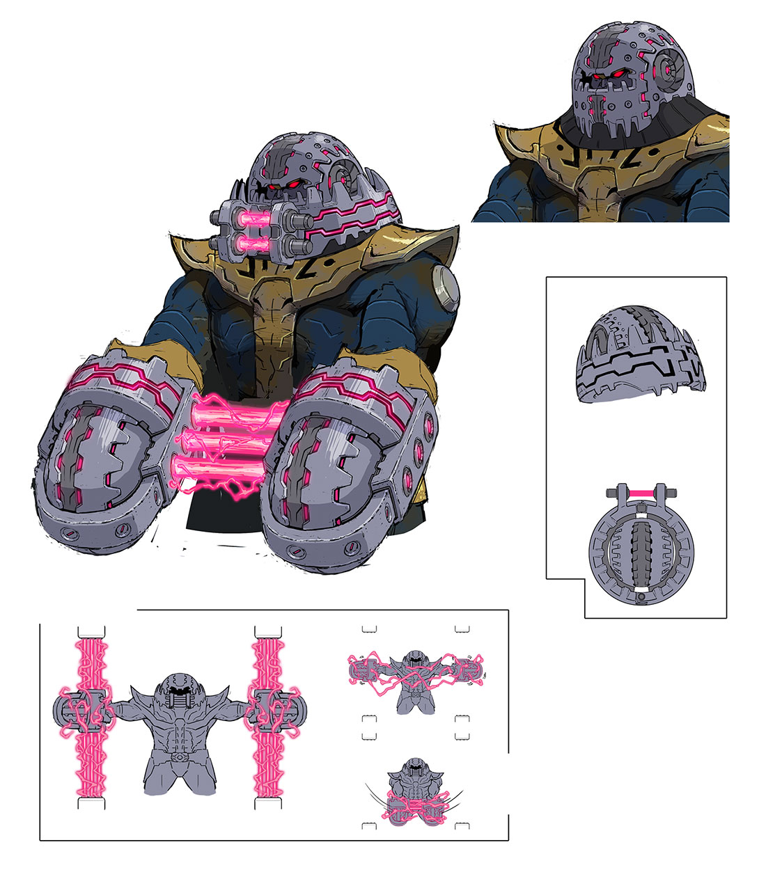Thanos Alt Concept Art from Marvel vs. Capcom: Infinite