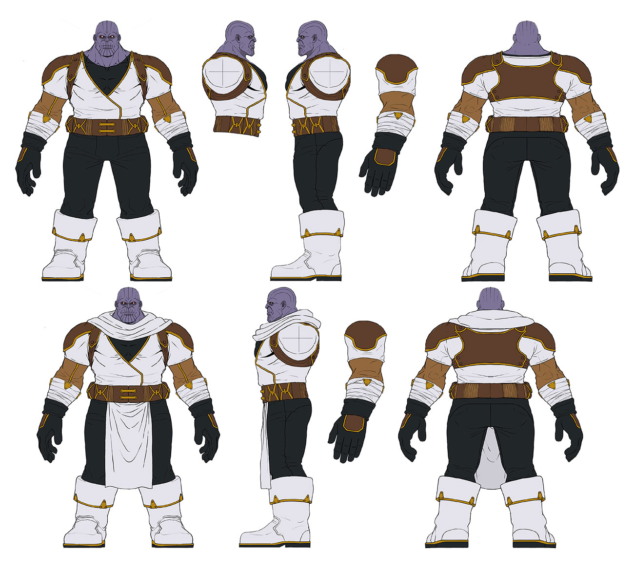 Thanos Annihilation Costume Artwork from Marvel vs. Capcom: Infinite