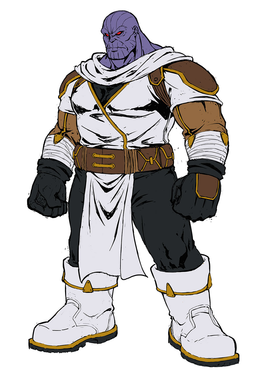 Thanos Annihilation Costume Art from Marvel vs. Capcom: Infinite