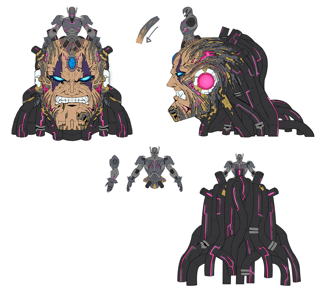 Ultron Omega Concept Artwork from Marvel vs. Capcom: Infinite