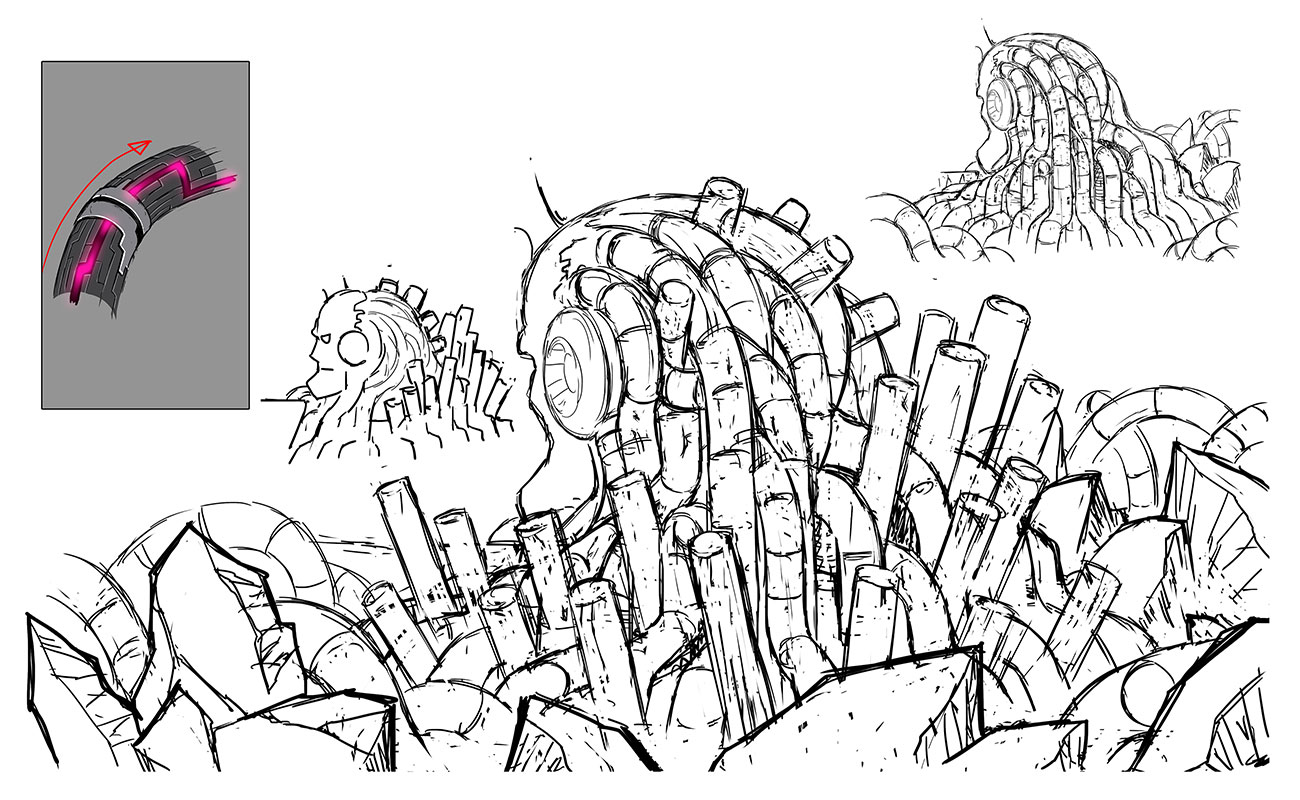 Ultron Omega Sketch from Marvel vs. Capcom: Infinite