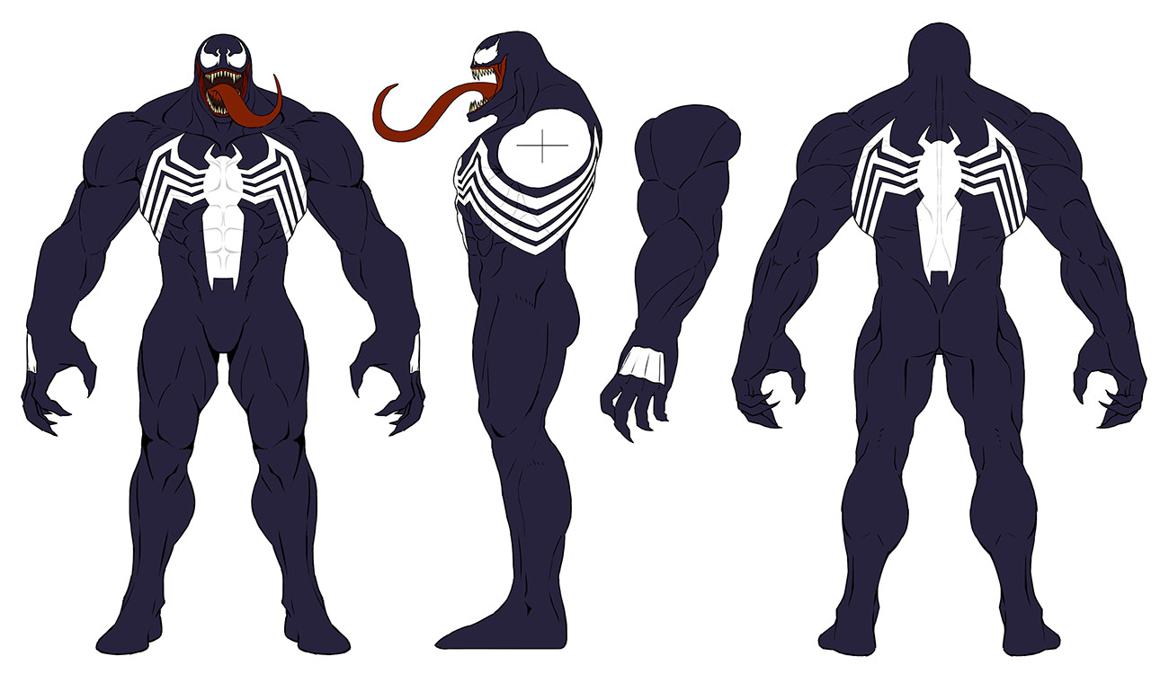 Venom Concept Artwork from Marvel vs. Capcom: Infinite