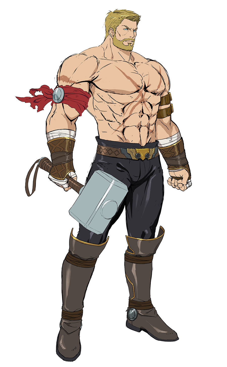 Warrior Thor Costume Art from Marvel vs. Capcom: Infinite