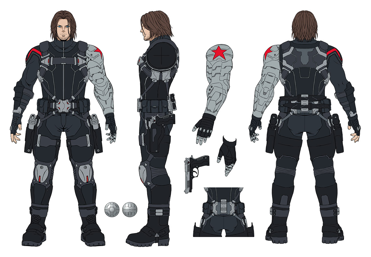Winter Soldier Concept Artwork from Marvel vs. Capcom: Infinite