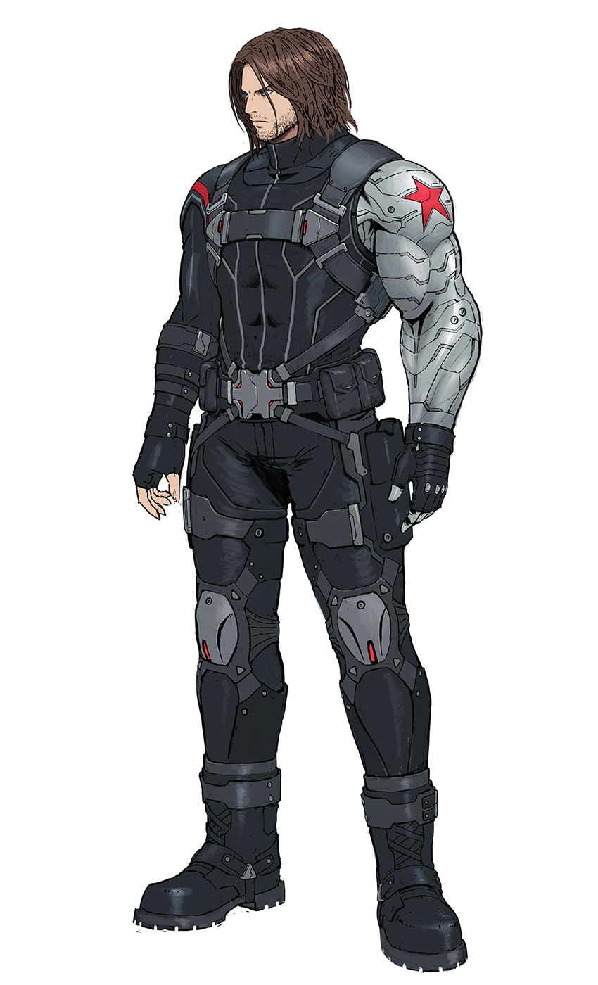 Winter Soldier Concept Art from Marvel vs. Capcom: Infinite