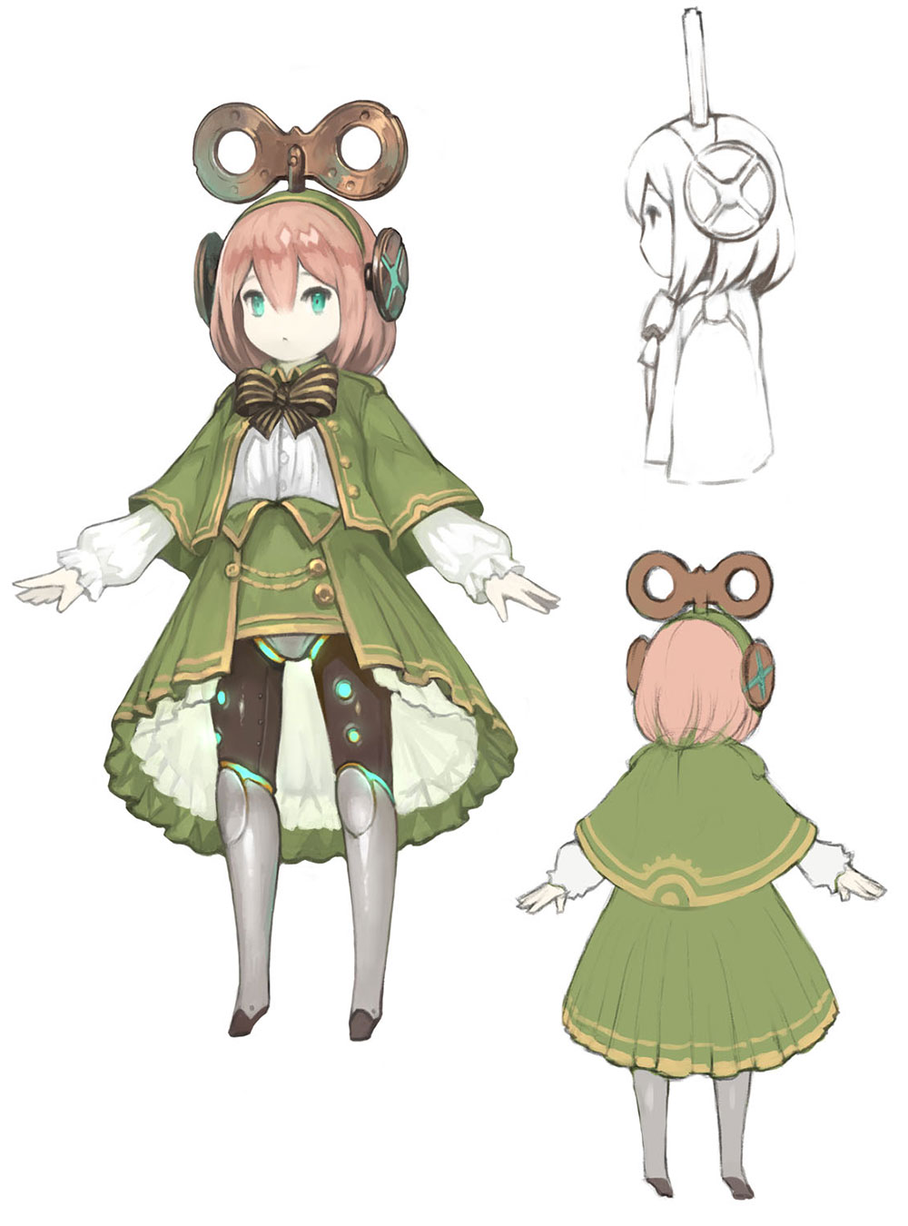 Bisque Servan Character Art from Nights of Azure