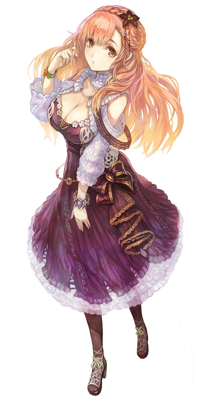 Lilysse Character Art from Nights of Azure
