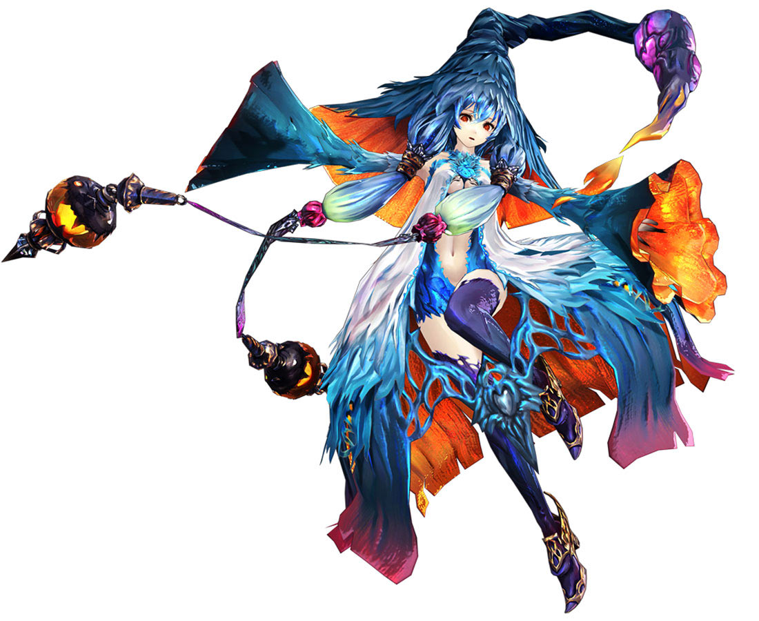 Phantom Form Character Art from Nights of Azure