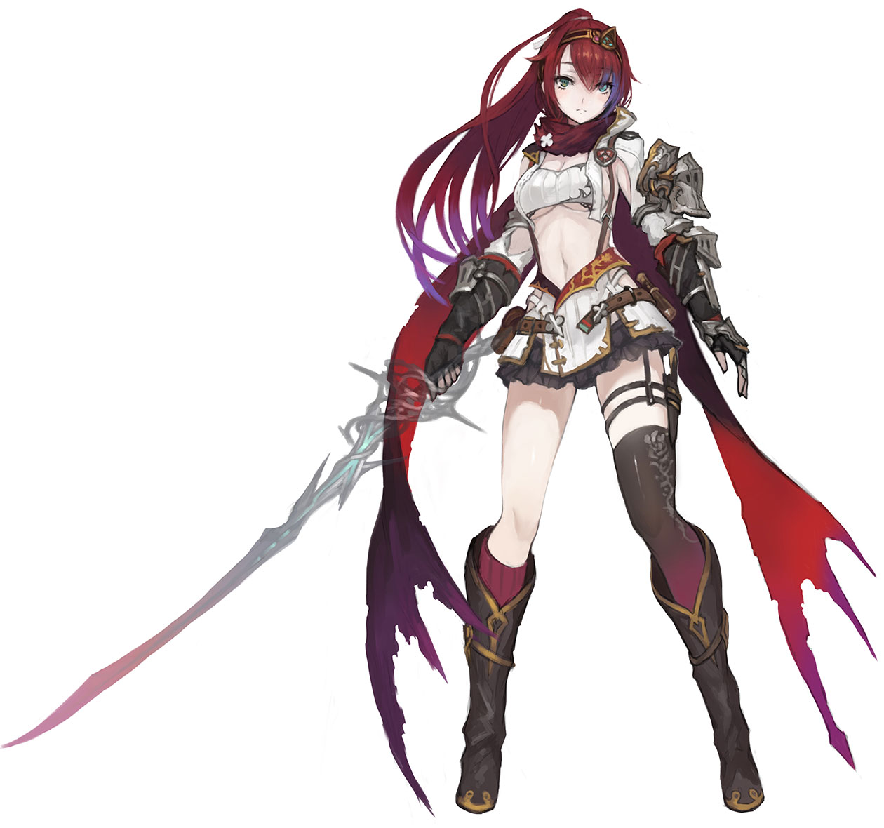 Aluche Character Art from Nights of Azure 2: Bride of the New Moon