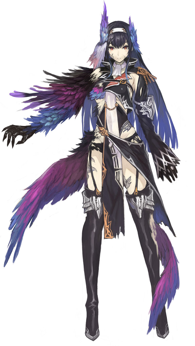 Muveil Character Art from Nights of Azure 2: Bride of the New Moon
