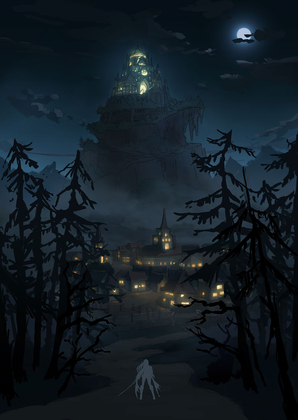 Woods Artwork from Nights of Azure 2: Bride of the New Moon