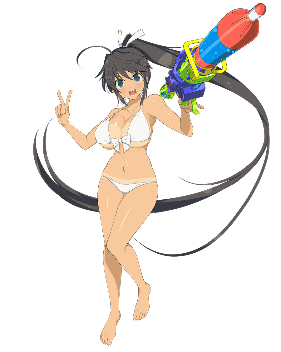 Homura Character Art from Senran Kagura: Peach Beach Splash