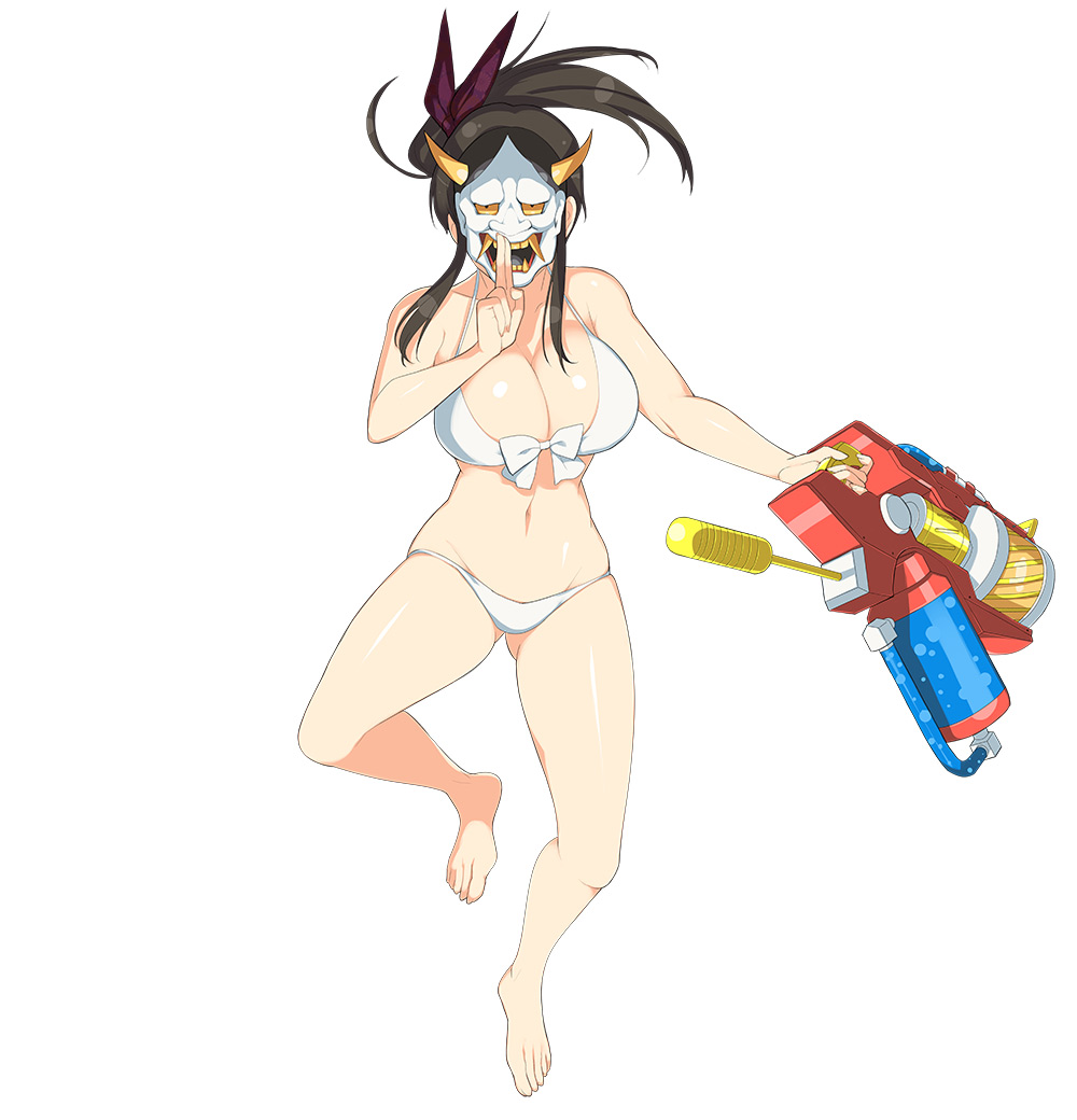 Masked Murakumo Character Art from Senran Kagura: Peach Beach Splash