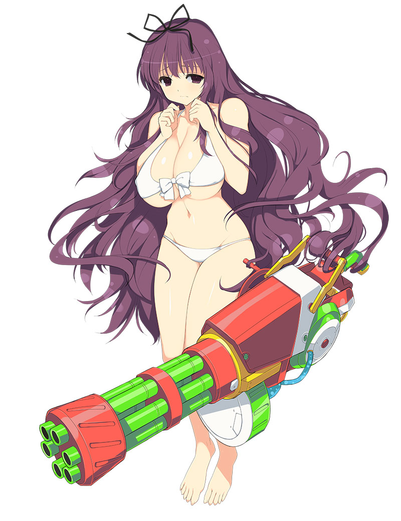 Murasaki Character Art from Senran Kagura: Peach Beach Splash