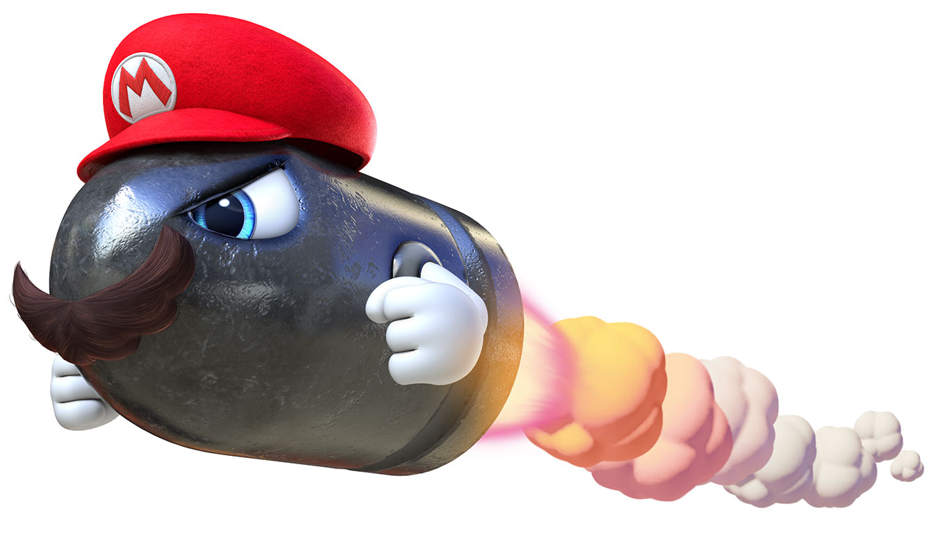 Bullet Bill Character Art from Super Mario Odyssey