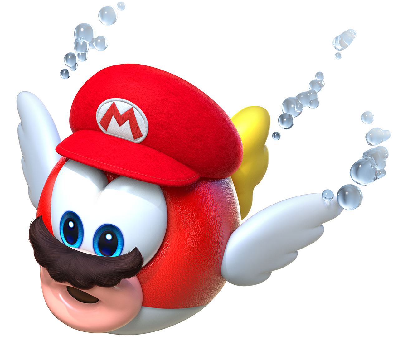 Cheep Cheep Character Art from Super Mario Odyssey