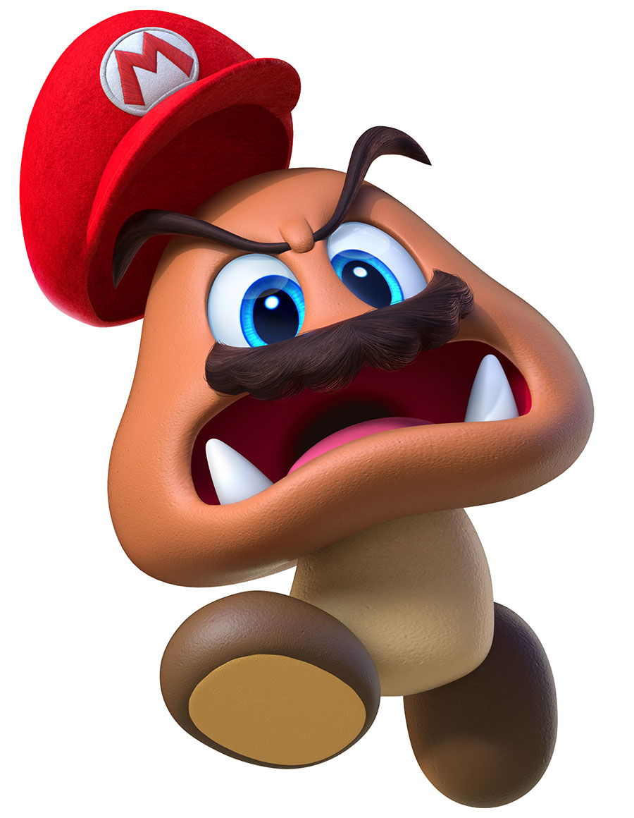 Goomba Character Art from Super Mario Odyssey