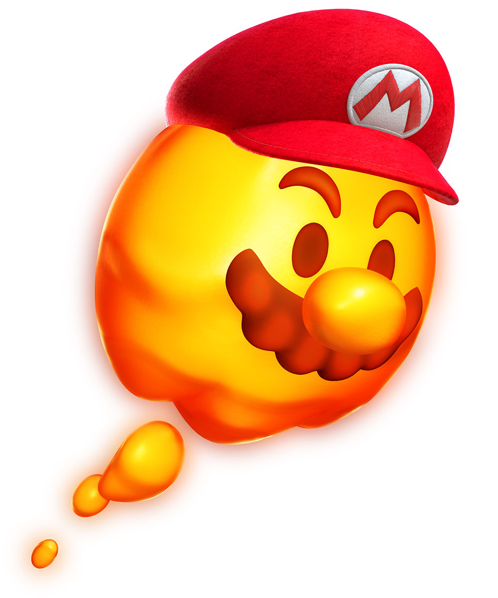 Lava Bubble Artwork from Super Mario Odyssey