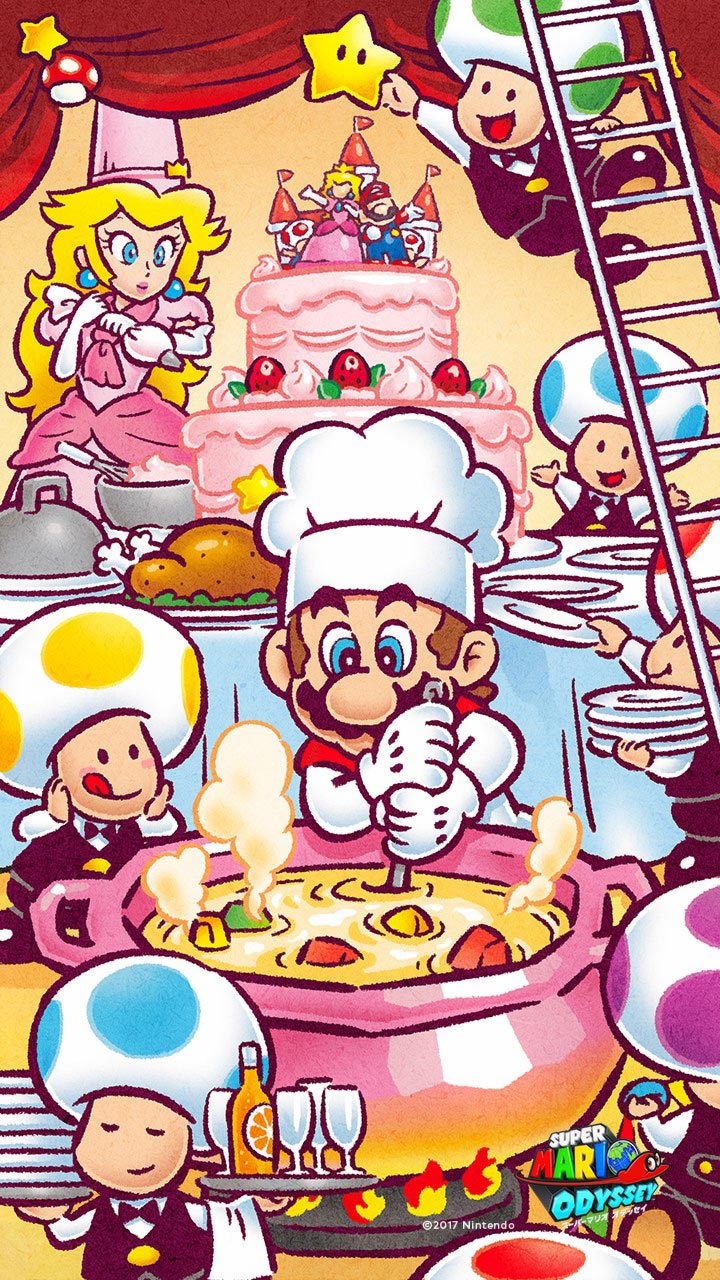 Luncheon Kingdom Artwork from Super Mario Odyssey