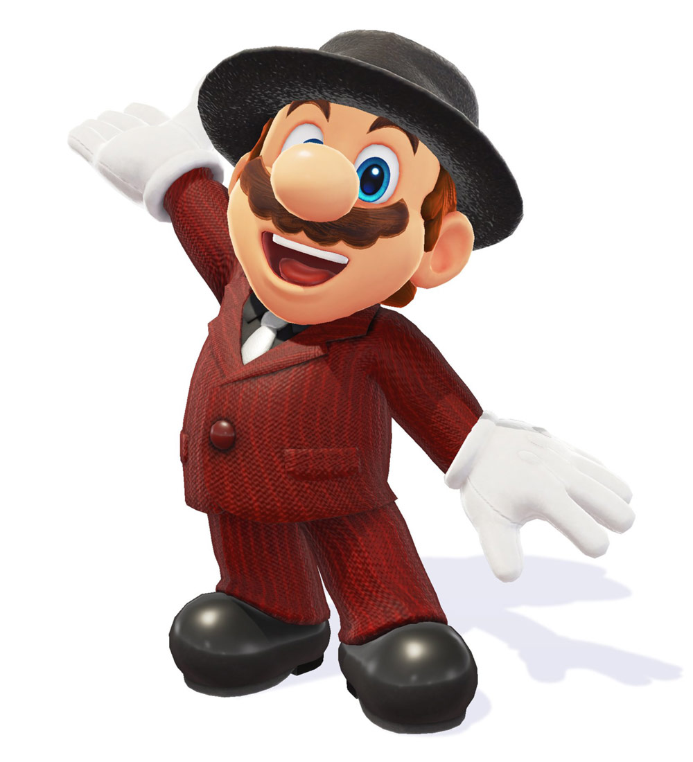 Musician Mario Character Art from Super Mario Odyssey