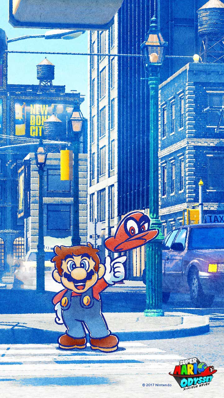 Metro Kingdom Artwork from Super Mario Odyssey